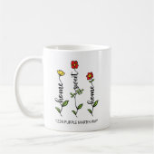 Mug Home Sweet Home Flower (Gauche)