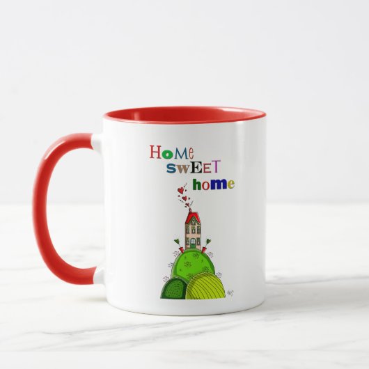 Mug Home Sweet Home Illustration (Gauche)