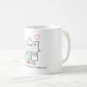 Mug Home Sweet Home personnalisé (Devant droit)
