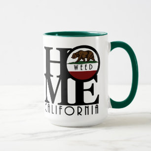 Mug HOME Weed California 15oz