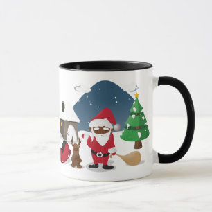 Mug Homeboys de Joyeux Noël : Père Noël et Blingin