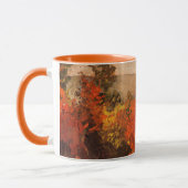Mug Homer - Arbres d'automne, célèbre peinture (Gauche)