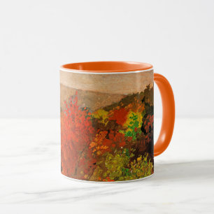 Mug Homer - Arbres d'automne, célèbre peinture