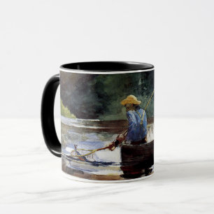 Mug Homer - Boy Fishing, art,