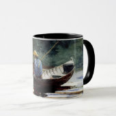 Mug Homer - Boy Fishing, art, (Devant droit)