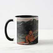 Mug Homer - Embrasser la lune (Gauche)