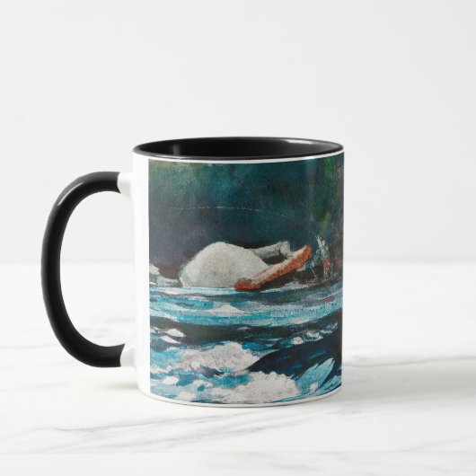 Mug Homer - Les Rapids, Hudson River, Adirondacks (Gauche)