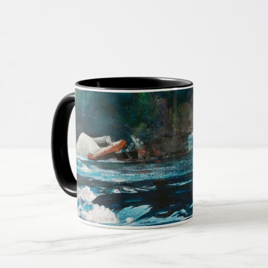Mug Homer - Les Rapids, Hudson River, Adirondacks (Devant gauche)