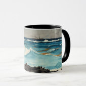 Mug Homer - Rive et Surf, Nassau (Devant droit)