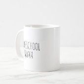 Mug "Homeschool Mama" inspirée par RAE DUNN (Devant gauche)