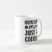 Mug Homeschool Maman Ajouter Juste Du Café (Devant droit)