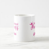 Mug Homeschool Princess Pretty Rose and White (Centre)