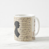 Mug Hommage à Jane Austen, (Devant droit)