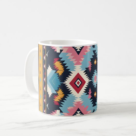 Mug Hommage Abstrait des Amérindiens 17 (Devant gauche)