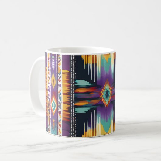 Mug Hommage Abstrait des Amérindiens S4 (Devant gauche)