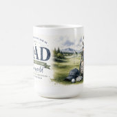 Mug Hommage de golf sincère pour papa (Centre)