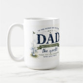 Mug Hommage de golf sincère pour papa (Gauche)