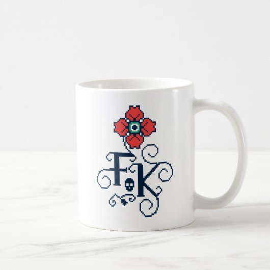 Mug Hommage floral de Frida Kahlo | (Droite)