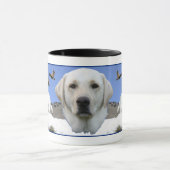 Mug Hommage jaune de Labrador (Centre)