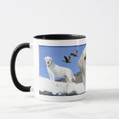 Mug Hommage jaune de Labrador (Gauche)