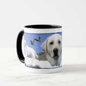 Mug Hommage jaune de Labrador (Devant gauche)