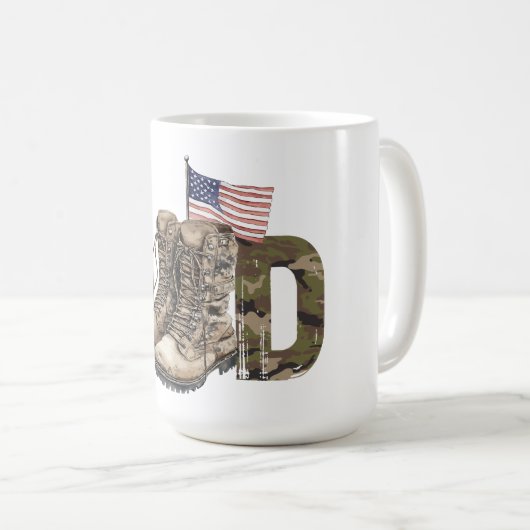 Mug Hommage Militaire À Papa (Devant droit)