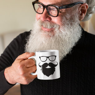 Mug Homme à la barbe drôle de pleine culture
