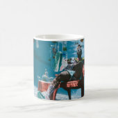 Mug Homme assis sur une chaise sous l'eau avec botte f (Centre)