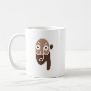 Mug Homme au café Abstrait