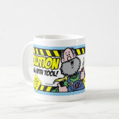 Mug Homme avec l'outil (Devant gauche)