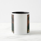 Mug Homme avec un verre de vin (Centre)