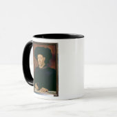 Mug Homme avec un verre de vin (Devant gauche)
