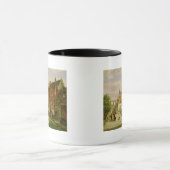 Mug Homme avec une brouette (Centre)