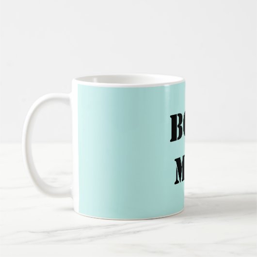 Mug homme blanc classique beFragrant de patron de (Gauche)