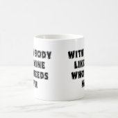 Mug Homme chauve de fête des pères drôle (Centre)