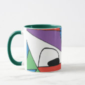 Mug Homme coloré Abstrait (Gauche)