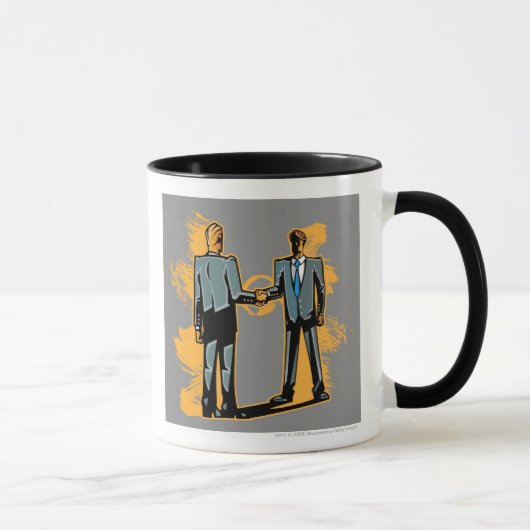 Mug Homme d'affaires deux se serrant la main (Droite)