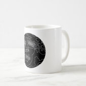 Mug homme dans la lune (Devant droit)