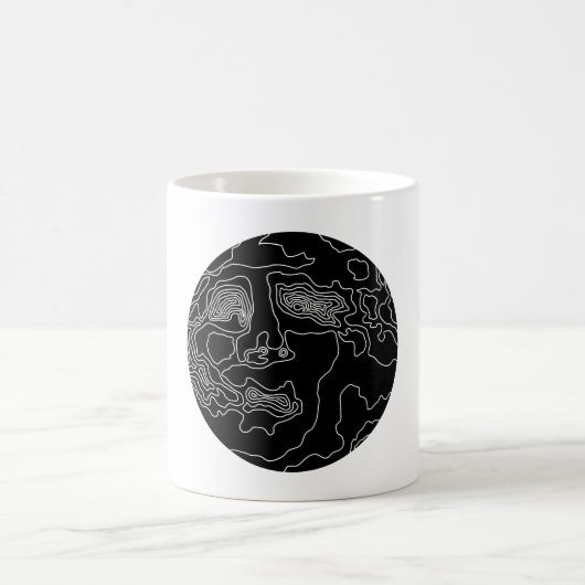 Mug homme dans la lune (Centre)