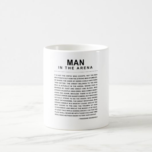 Mug Homme Dans L'Arène - Oser Grandement (Centre)