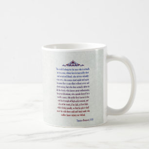 Mug Homme dans le discours de Teddy Roosevelt d'arène
