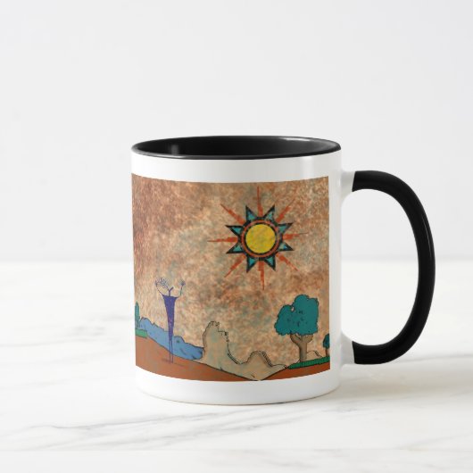 Mug Homme de cerfs communs (Droite)