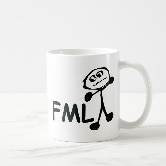 Mug Homme de dessin animé FML (Droite)