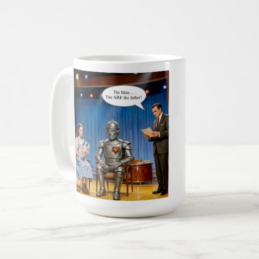 Mug Homme de fer tu es le père (Devant gauche)