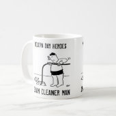 Mug Homme de nettoyage de drains (Devant gauche)