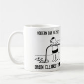 Mug Homme de nettoyage de drains (Gauche)