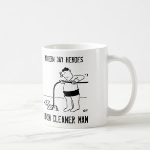 Mug Homme de nettoyage de drains