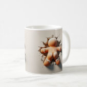 Mug Homme de pain d'épice 3D (Devant droit)