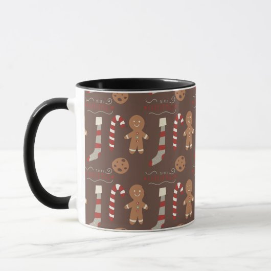 Mug Homme de pain d'épices de Noël (Gauche)
