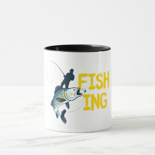 Mug Homme de pêche (Centre)